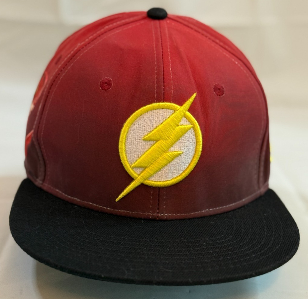 Justice League Flash Snapback Hat Cap DC Comics Barry Allen Red Black Adult